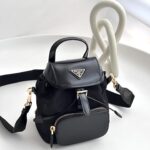 프라다 (블랙프라임) 23 미니 숄더백 Mini 레더 블랙 BZ075