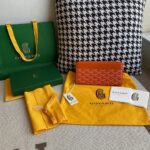 고야드 (리미티드) 마띠뇽 지갑 레더 리미티드 에디션 오렌지 8509