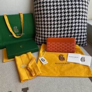 고야드 (리미티드) 마띠뇽 지갑 레더 리미티드 에디션 오렌지 8509