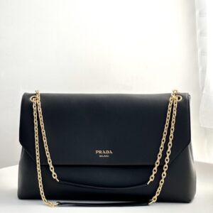 프라다 (블랙프라임) 유랑백 토트백 레더 블랙 BA368