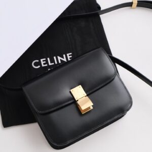 셀린느 (블랙프라임) 미니 블랙 박스 백 미니백 Mini 레더 블랙 192523