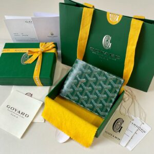 고야드 (리미티드) 빅투아르 지갑 고야딘 캔버스 리미티드 에디션 그린 8507