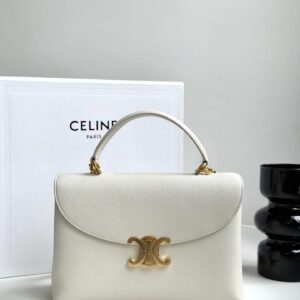 셀린느 (블랙프라임) 니노 토트 토트백 레더 아이보리 117523