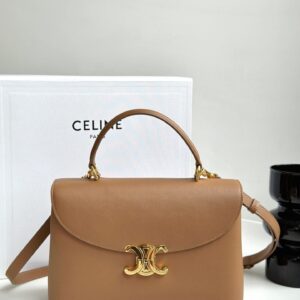 셀린느 (블랙프라임) 니노 백 미디움 미디움 소가죽 베이지 117523