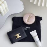 셀린느 (블랙프라임) 블랙 카드 홀더 지갑 소가죽 블랙 0I582