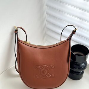 셀린느 (블랙프라임) 엘로이즈 호보백 Mini 레더 브라운 117253