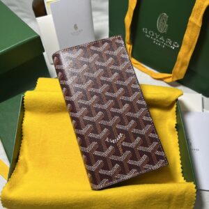 고야드 (리미티드) 리미티드 롱 핸드폰 지갑 고야딘 캔버스 Goyard 패턴 브라운 8515