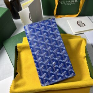 고야드 (리미티드) 고야드 롱 핸드폰 지갑 고야딘 캔버스 리미티드 에디션 블루 8515