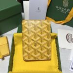 고야드 (리미티드) 생 루이 카드 홀더 카드 지갑 고야딘 캔버스 리미티드 에디션 노란색 8516