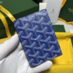 고야드 (리미티드) 생 루이 카드 홀더 카드 지갑 고야딘 캔버스 리미티드 에디션 블루 8516