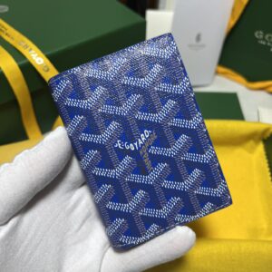 고야드 (리미티드) 생 루이 카드 홀더 카드 지갑 고야딘 캔버스 리미티드 에디션 블루 8516