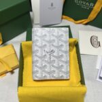 고야드 (리미티드) 생 마르크 카드 홀더 카드 지갑 고야딘 캔버스 리미티드 화이트 8516