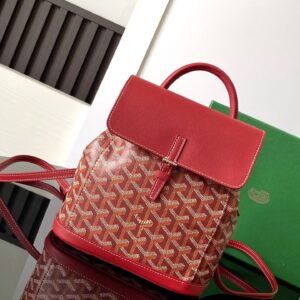 고야드 (리미티드) 알핀 미니백 백팩 Mini 고야딘 캔버스 리미티드 에디션 다크 레드 8035