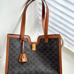 셀린느 (블랙프라임) 16 토트 토트백 소가죽 블랙프라임 아이보리 112583