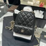 샤넬 (팬더) 미니 백팩 블랙