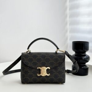 셀린느 (블랙프라임) 미니 니노 미니백 Mini 레더 빈티지 패턴 블랙 118112