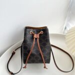 셀린느 (블랙프라임) 블랙프라임 물결 미니백 Mini 레더 물결 패턴 브라운 0M742