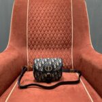 디올 (OC) 바비 미니 블루 캔버스 백 크로스백 Mini 캔버스 디올 로고 패턴 블루 9317