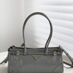 프라다 (블랙프라임) 소프트 룩스 미니 백 미니백 Mini 가죽 그레이 BA426