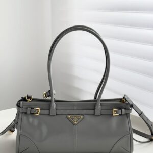 프라다 (블랙프라임) 소프트 룩스 미니 백 미니백 Mini 가죽 그레이 BA426