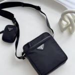 프라다 (블랙프라임) 리나일론 크로스백 나일론 블랙 VH112