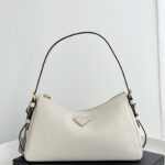 프라다 (블랙프라임) 에이미 미니 호보백 Mini 소가죽 아이보리