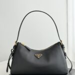 프라다 (블랙프라임) 에이미 호보백 나일론, 가죽 블랙 BC229