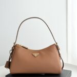 프라다 (블랙프라임) 아이비 미니 호보백 Mini 소가죽 브라운 BC229