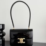 셀린느 (블랙프라임) 가란스 블랙 페이턴트 백 페이턴트 블랙 118053