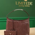 고야드 (리미티드) 보엠 호보 백 호보백 고야딘 캔버스 리미티드 에디션 브라운 8058