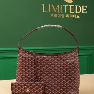 고야드 (리미티드) 보엠 호보 백 호보백 고야딘 캔버스 리미티드 에디션 브라운 8058