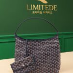 고야드 (리미티드) 보엠 호보 백 호보백 고야딘 캔버스 리미티드 에디션 네이비 8058
