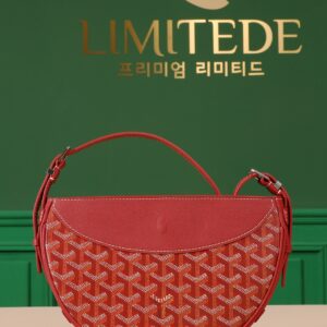 고야드 (리미티드) 히론델 백 고야딘 캔버스, 레더 리미티드 에디션 레드 8028