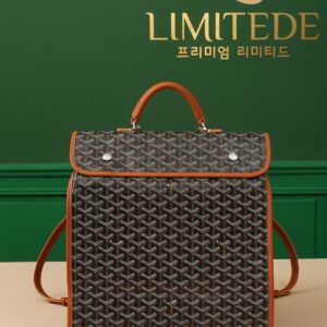 고야드 (리미티드) 생 레제르 백팩 고야딘 캔버스 리미티드 에디션 블랙탄 8030