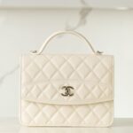 샤넬 (팬더) 25C 미니 백팩 아이보리