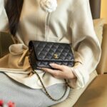 샤넬 (팬더) 클래식 WOC 블랙