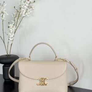 셀린느 (블랙프라임) 니노 미디움 백 토트백 미디움 레더 베이지 117523