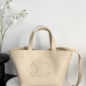 셀린느 (블랙프라임) 카바스 아나이스 미니 토트백 Mini 레더 베이지 118613