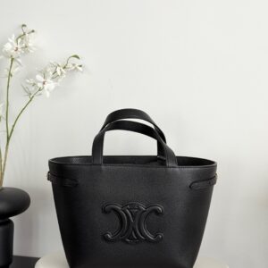 셀린느 (블랙프라임) 카바스 아나이스 미니 토트백 Mini 소가죽 블랙프라임 블랙 118613