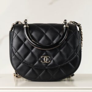 샤넬 (팬더) 25c 조기 봄 신상 체인 손목 가방 블랙