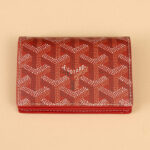고야드 (리미티드) 말레셰르 카드 홀더 명함 카드 지갑 고야딘 캔버스 리미티드 에디션 레드 8510