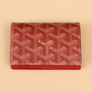 고야드 (리미티드) 말레셰르 카드 홀더 명함 카드 지갑 고야딘 캔버스 리미티드 에디션 레드 8510
