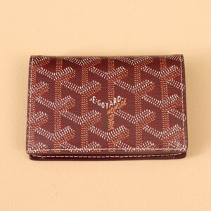 고야드 (리미티드) 말레셰르 명함 카드 지갑 고야딘 캔버스 리미티드 에디션 브라운 8510