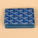 고야드 (리미티드) 말레셰르 명함 카드 지갑 고야딘 캔버스 리미티드 에디션 블루 8510