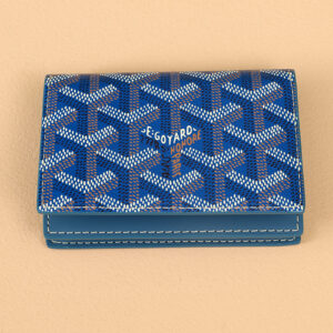 고야드 (리미티드) 말레셰르 명함 카드 지갑 고야딘 캔버스 리미티드 에디션 블루 8510