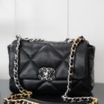 샤넬 (팬더) 2.55 리미티드 실버 액세서리 미니백 블랙