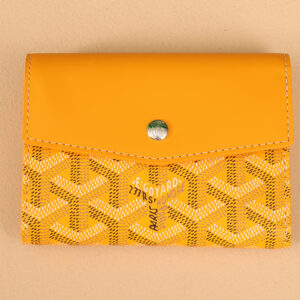 고야드 (리미티드) 생가브리엘 지갑 레더 고야드 패턴 노란색 8517