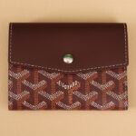 고야드 (리미티드) 생가브리엘 지갑 소가죽 & 고야르딘 캔버스 고야르딘 패턴 브라운 8517