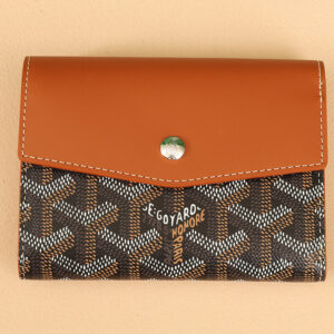 고야드 (리미티드) 생 루이 지갑 소가죽 & 고야르딘 캔버스 리미티드 갈색 8517