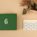 고야드 (리미티드) 더블 포켓 카드 홀더 지갑 고야딘 캔버스 리미티드 아이보리 8501